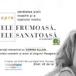 Conferință interactivă despre piele cu Corina Allan, pe 11 martie la București