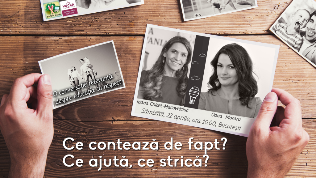 Ce contează cu adevărat? Eveniment-dialog cu Oana Moraru despre tot ce nu s-a spus încă, 22 aprilie