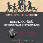 Disciplină fără pedepse și recompense, conferință cu Aletha Solter la Cluj (preț special în articol)