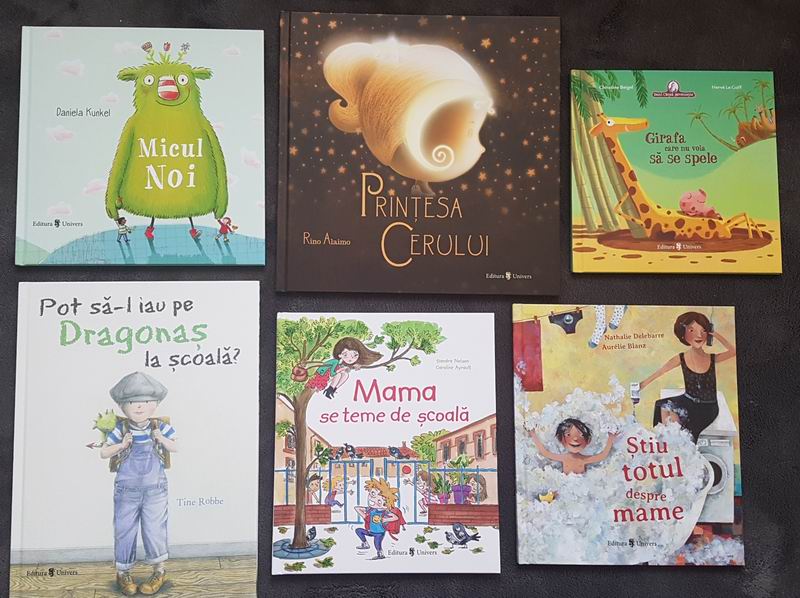 Șase cărți noi despre prietenie, școală, lună și spălat, pentru copii de 2-6 ani