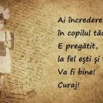 Dragă mamă în prima zi de școală,