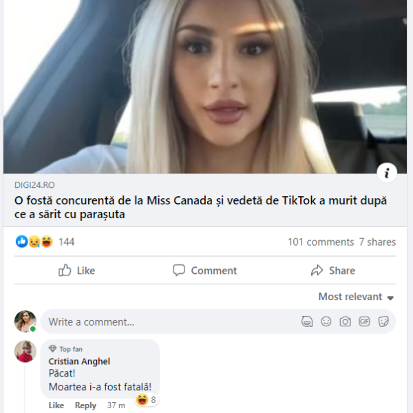 Nu știm să reacționăm la moarte