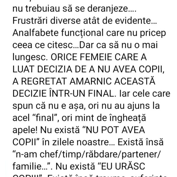 Orice femeie care a decis să nu aibă copii… – despre generalizări și ce ne arată ele