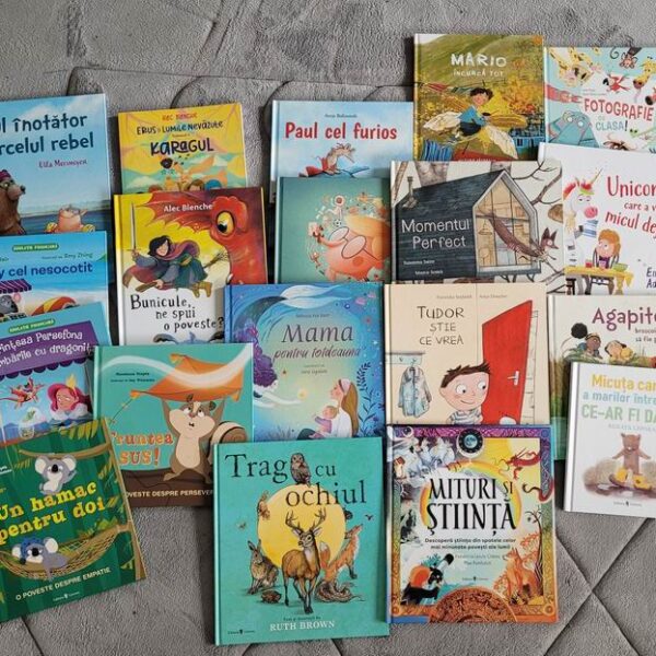 20 de cărți noi bune pentru copii de 3-7 ani