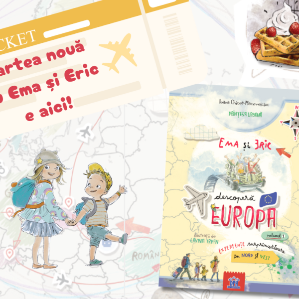 Ema și Eric descoperă Europa – carte nouă!